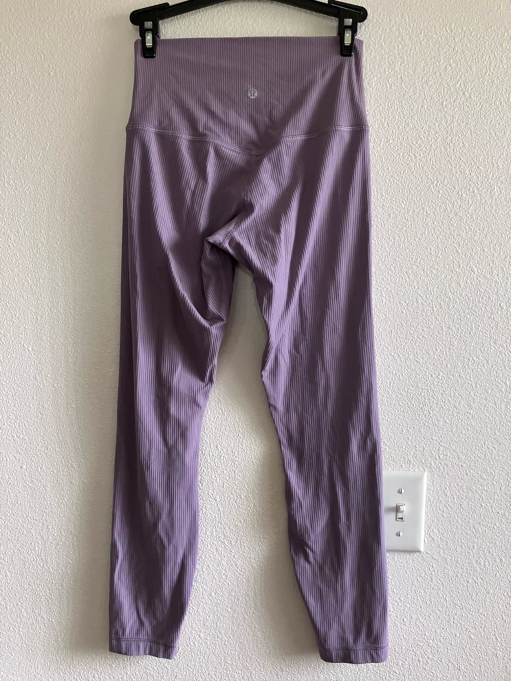 RARE Lululemon Align Ribbed High-Rise Pant 25" Purple Ash Leggings size 6 EUC